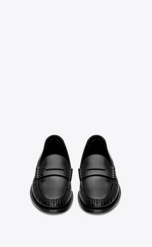 le loafer monogram penny slippers aus glattleder