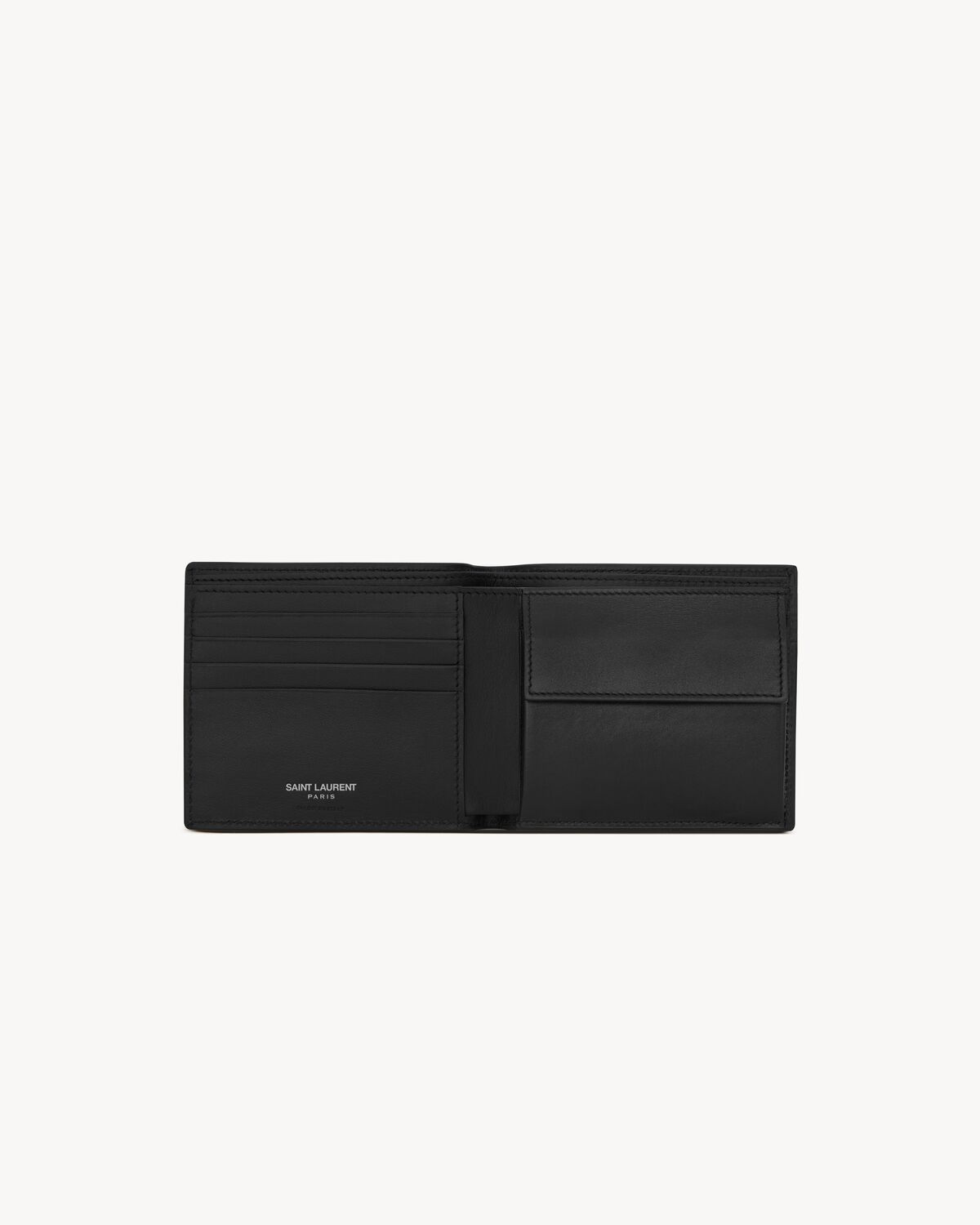 생로랑 부드러운 가죽 동전 지갑이 포함된 작은 카산드라 E/W 지갑 6101931JB0E1000