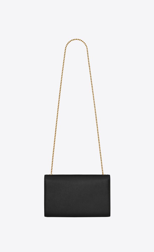 Saint Laurent - Kate Dark Beige Leather Medium Chain Bag