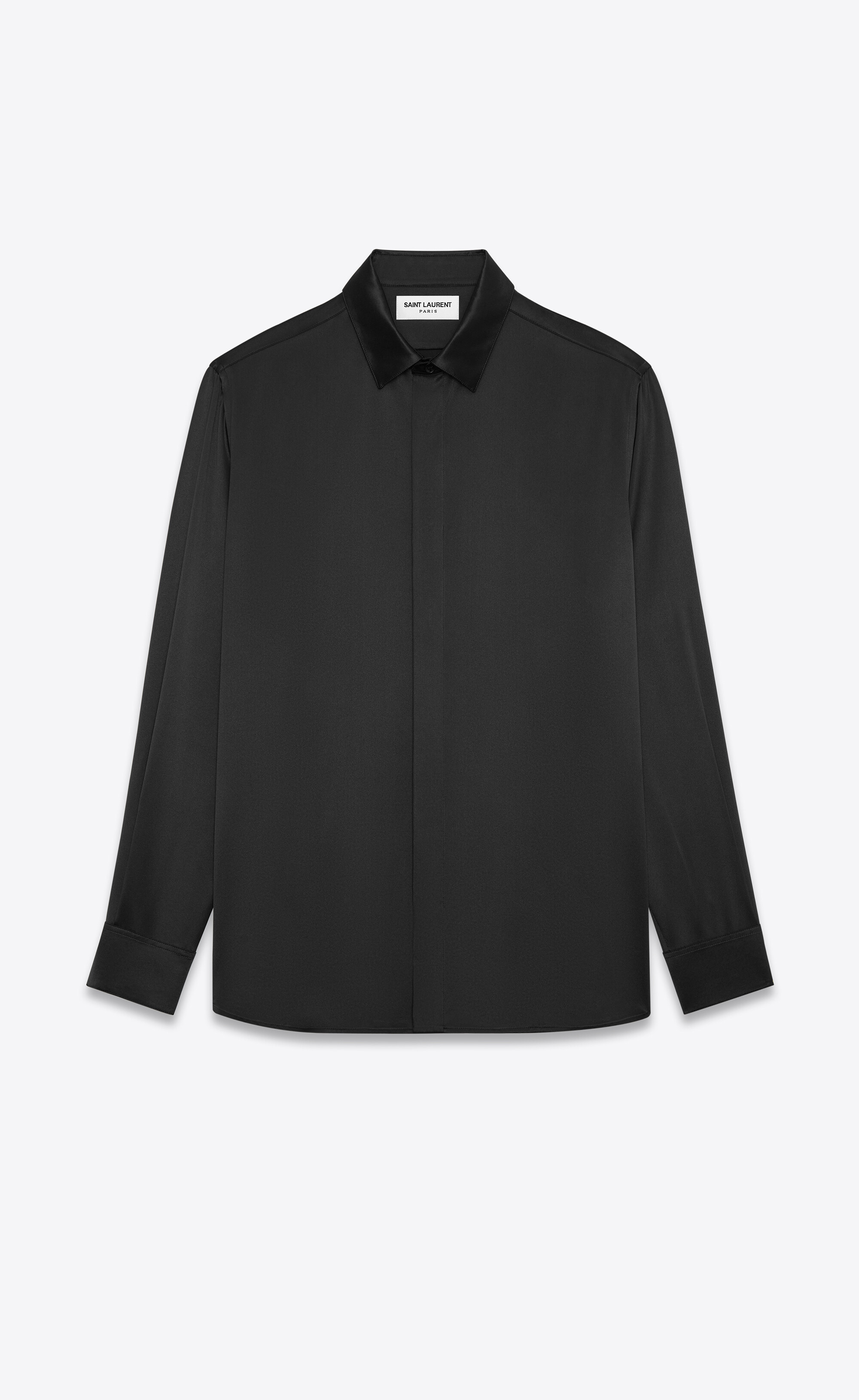 専用】yo BIOTOP Lingerie silk collar shirtシャツ/ブラウス(七分/長袖) - ANTYKI-WNETRZA