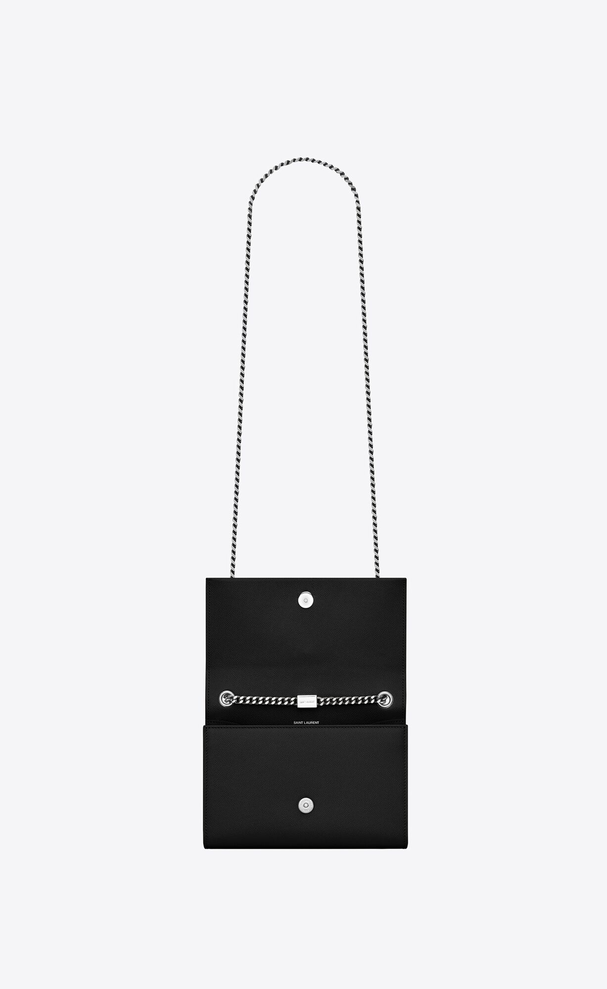 saint laurent black small kate chain bag