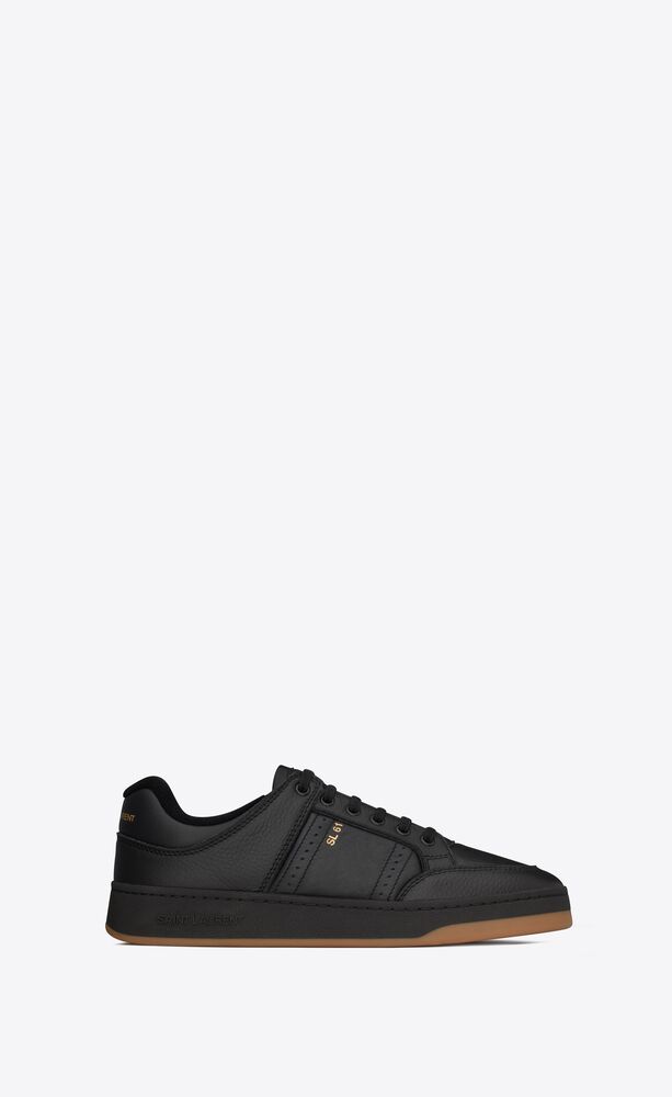 sl/61 low-top sneakers in grained leather
