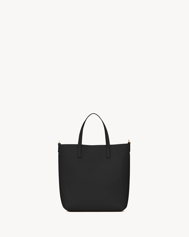 Shopping Saint Laurent Toy aus schwarzem leder