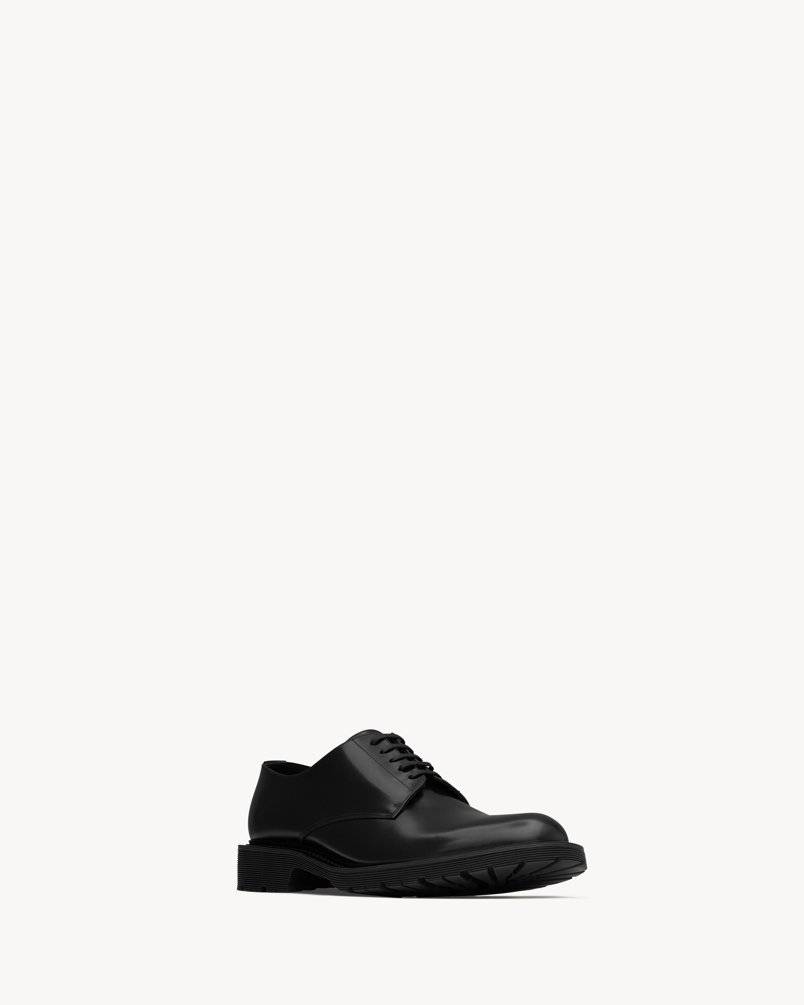 Sapato derby ARMY em couro liso