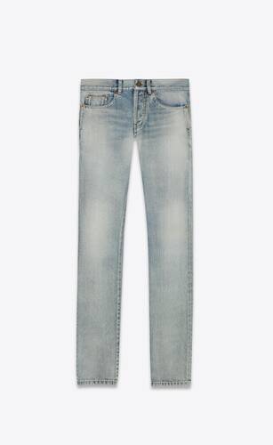 slim-fit jeans in 80's vintage blue denim