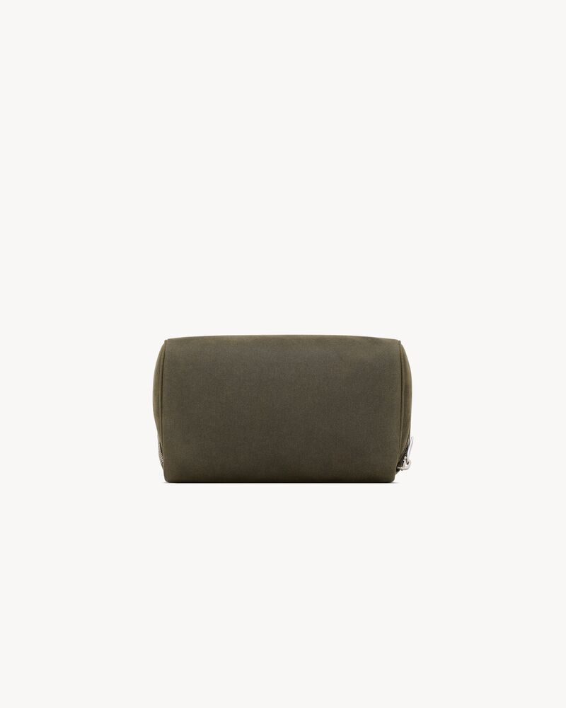 SAINT LAURENT PARIS vanity case in cotton