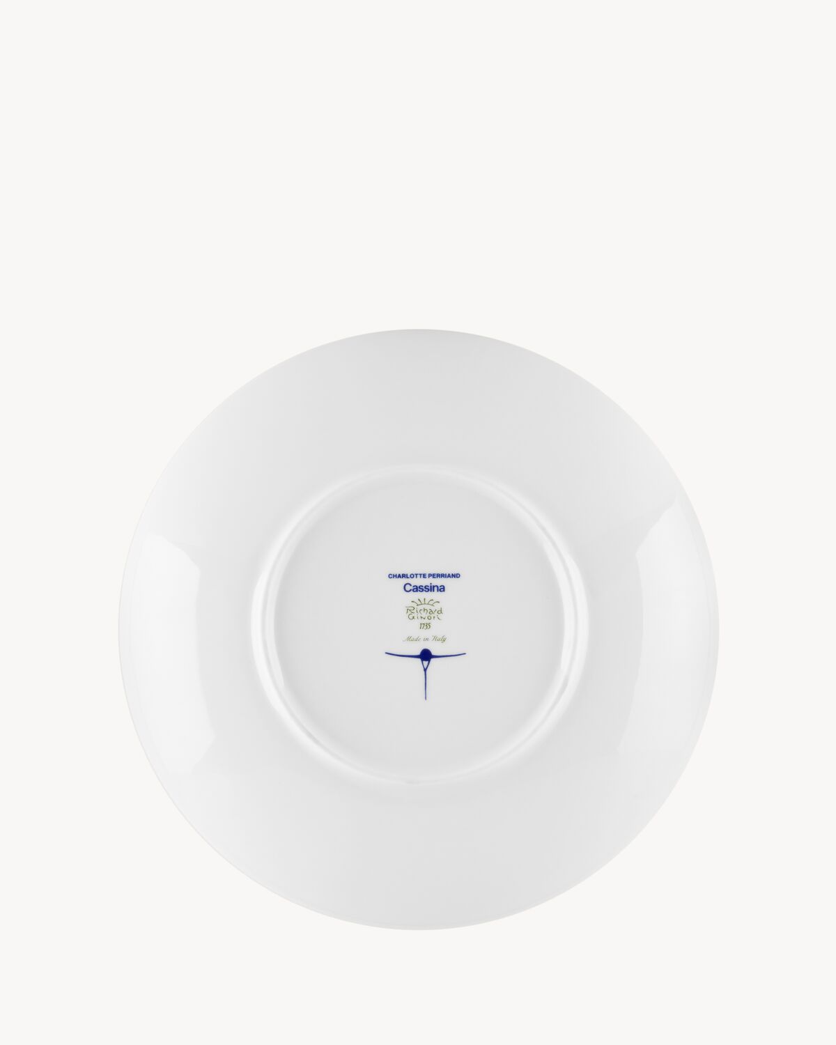 charlotte perriand plates in porcelain