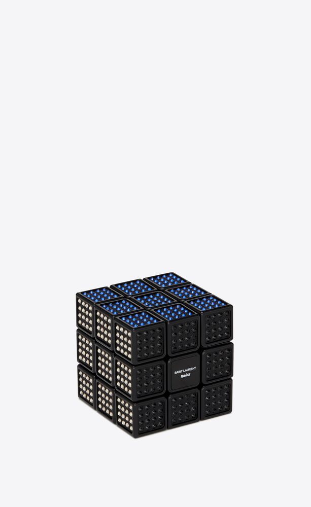 rubik's cube rhinestone-embellished brain-teaser