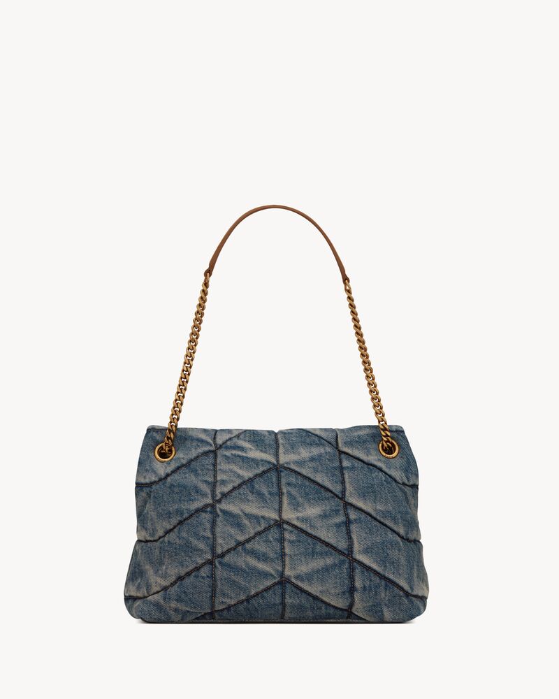 Yves saint laurent denim bag Clearance