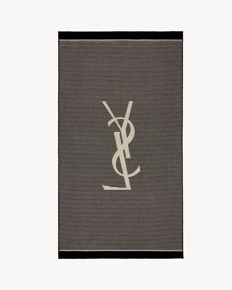 CASSANDRE striped towel in cotton