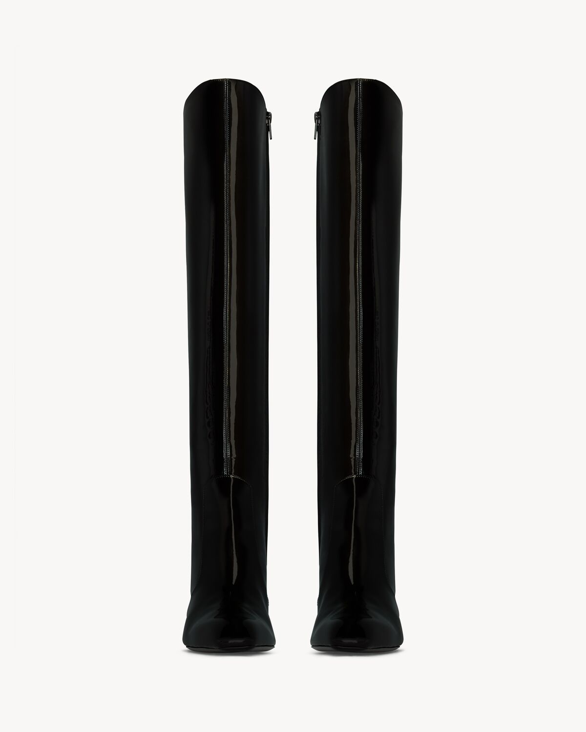 LAUREN Boots In Patent Leather Saint Laurent YSL lauren-boots-in-patent-leather-saint-laurent-ysl