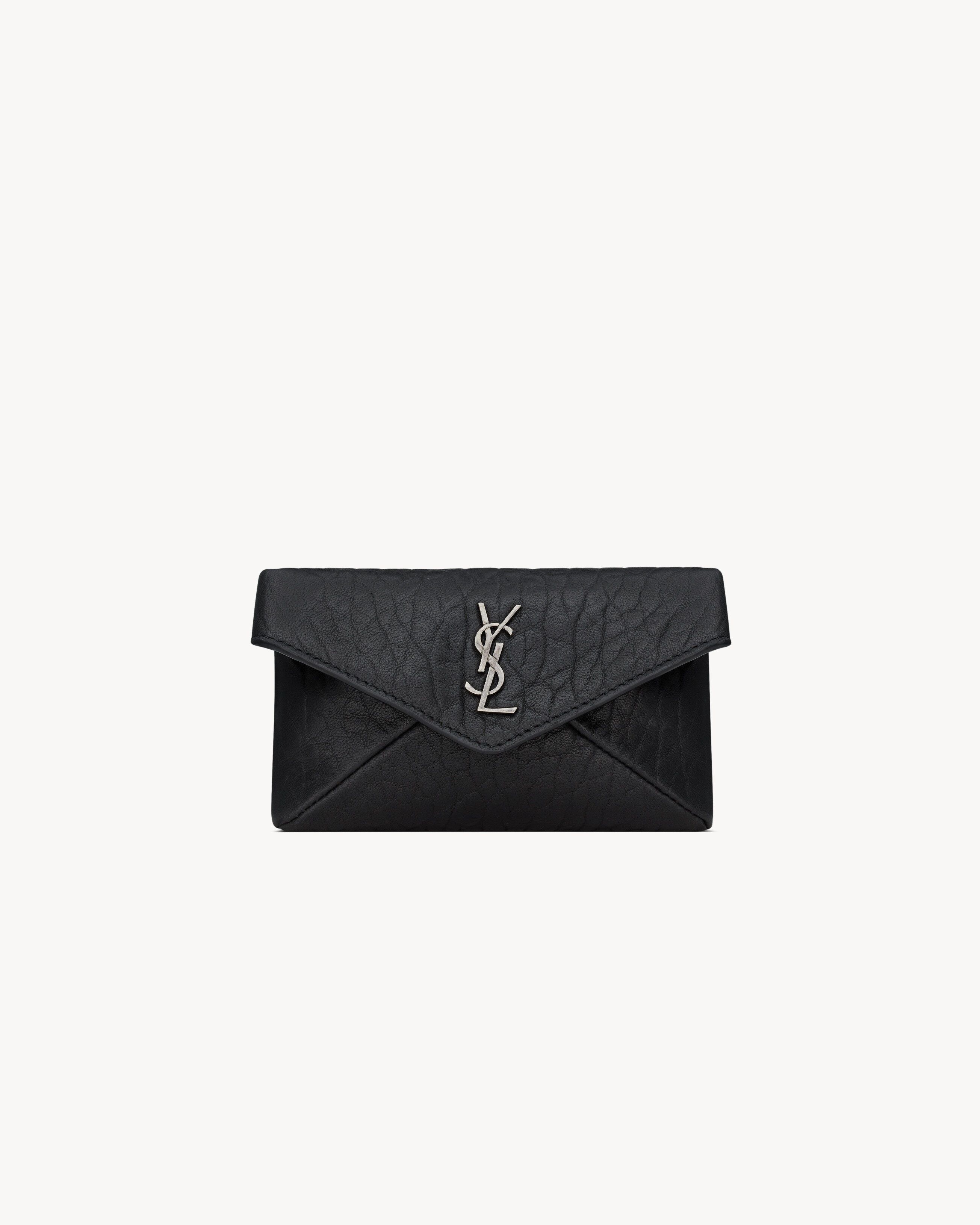 CASSANDRE envelope card case in grained leather