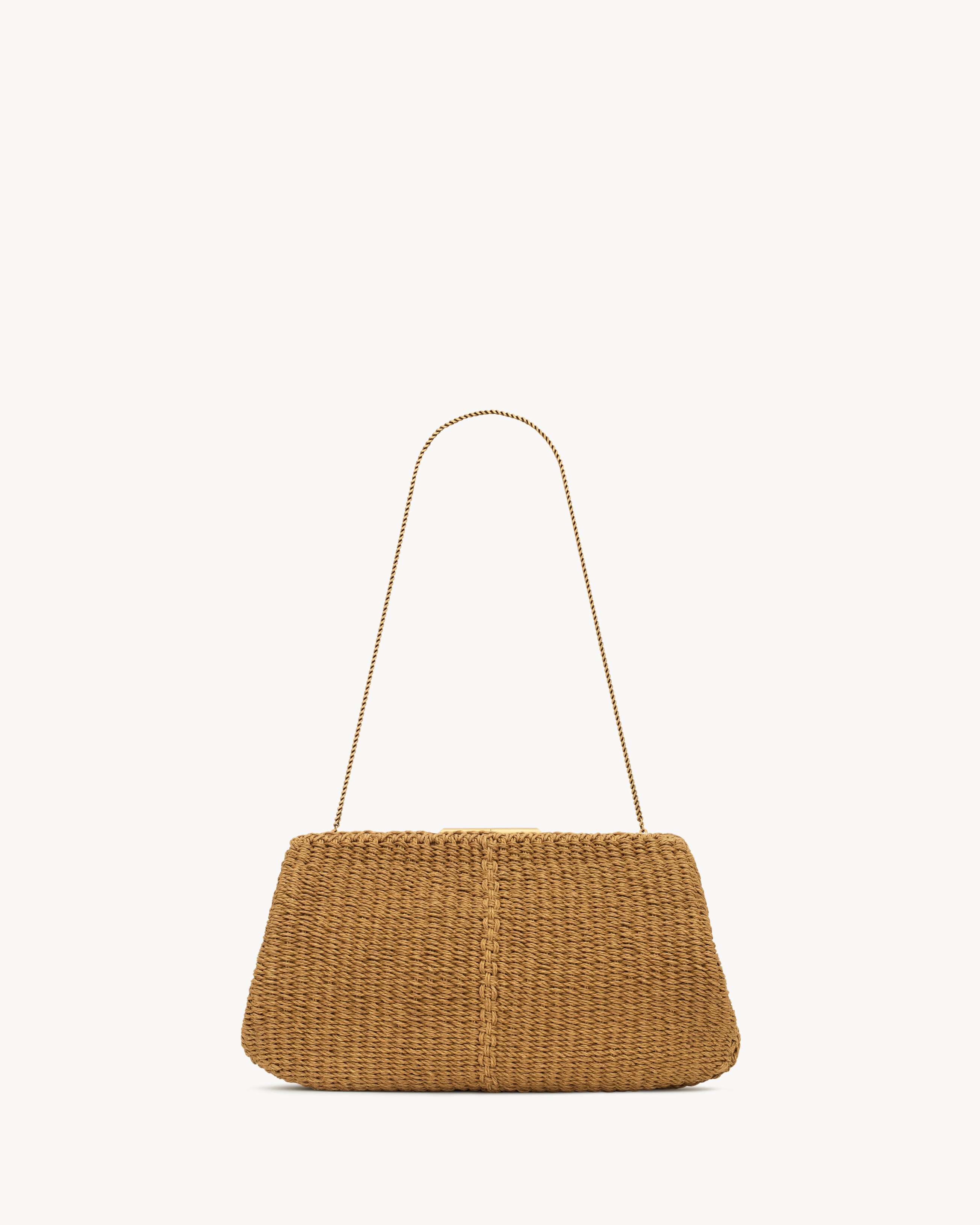 SAINT LAURENT CLUTCH large in rope
