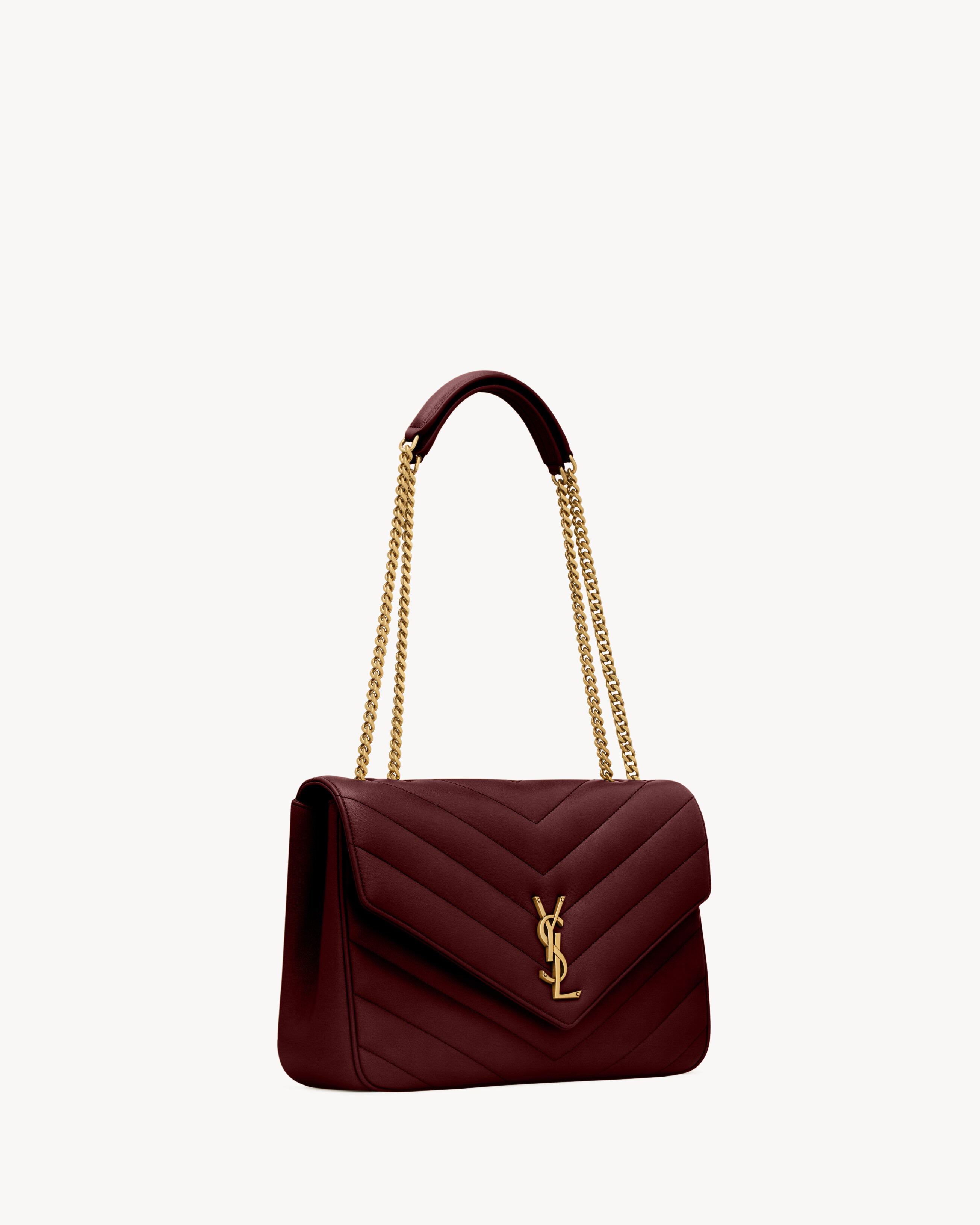 LOULOU large in MATELASSÉ lambskin
