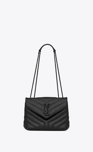 SAINT LAURENT Loulou Small Quilted-Leather Shoulder Bag