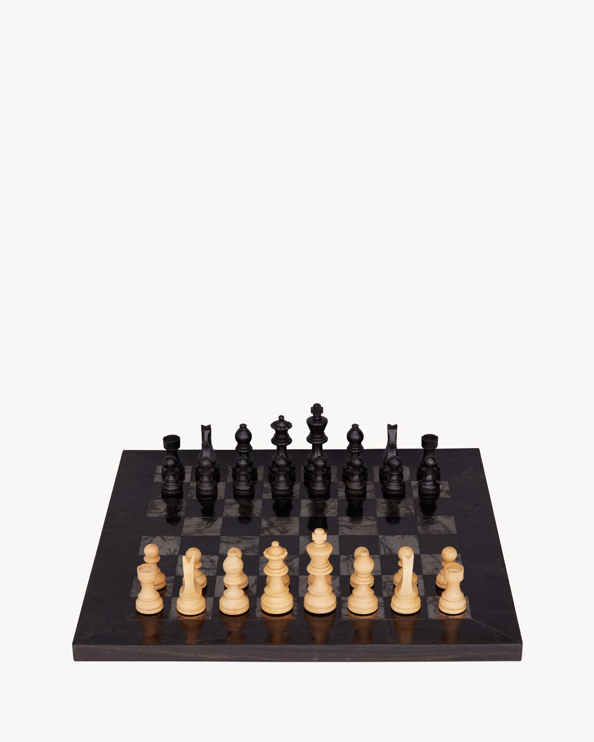 CHESS SET IN MICA STONE