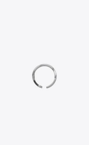 opyum扭曲設計金屬戒指