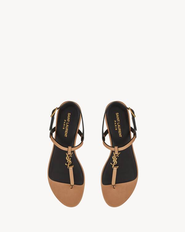Cassandra sandals in vegetable-tanned leather