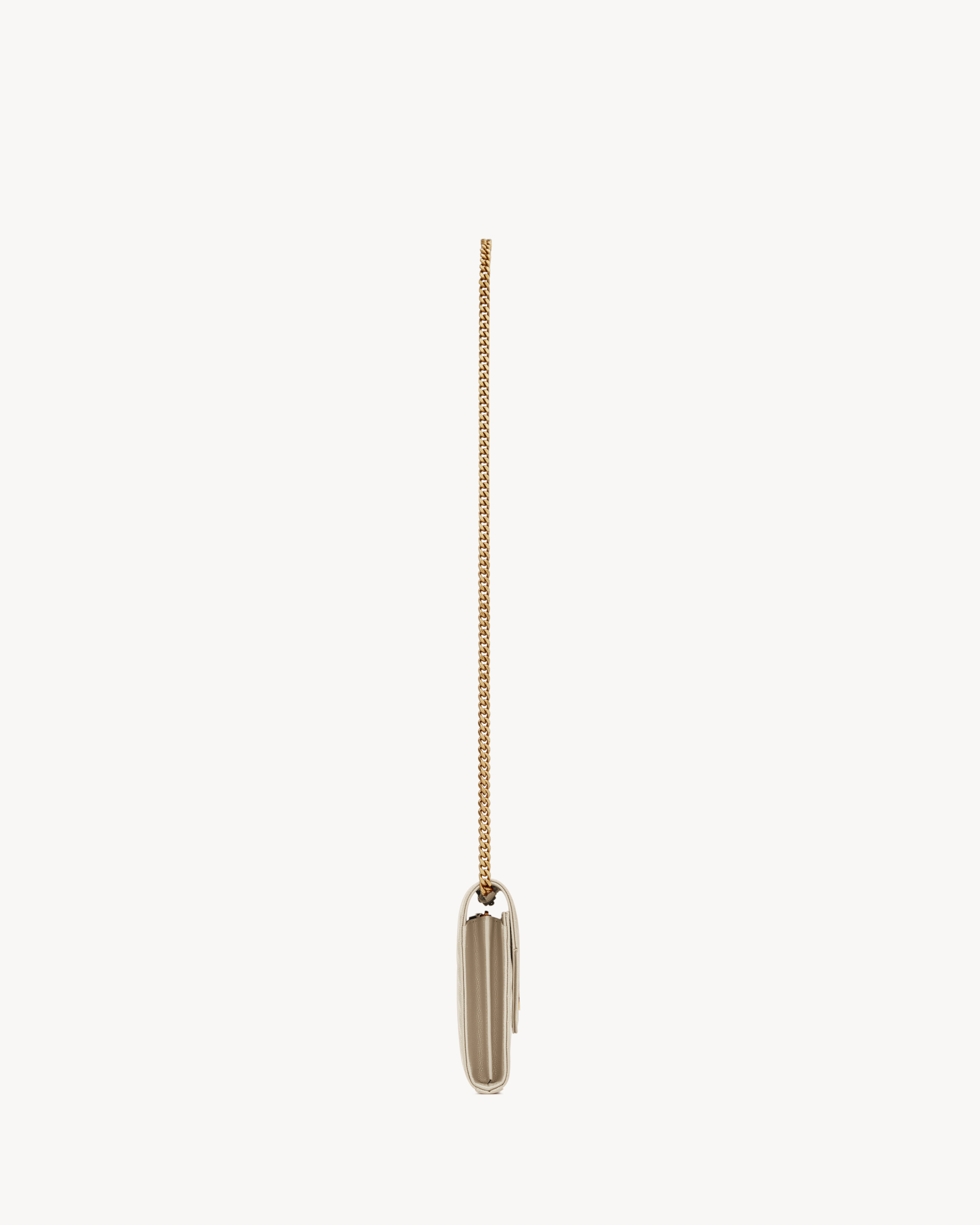 CLASSIC CASSANDRE CHAIN WALLET IN GRAIN DE POUDRE LEATHER