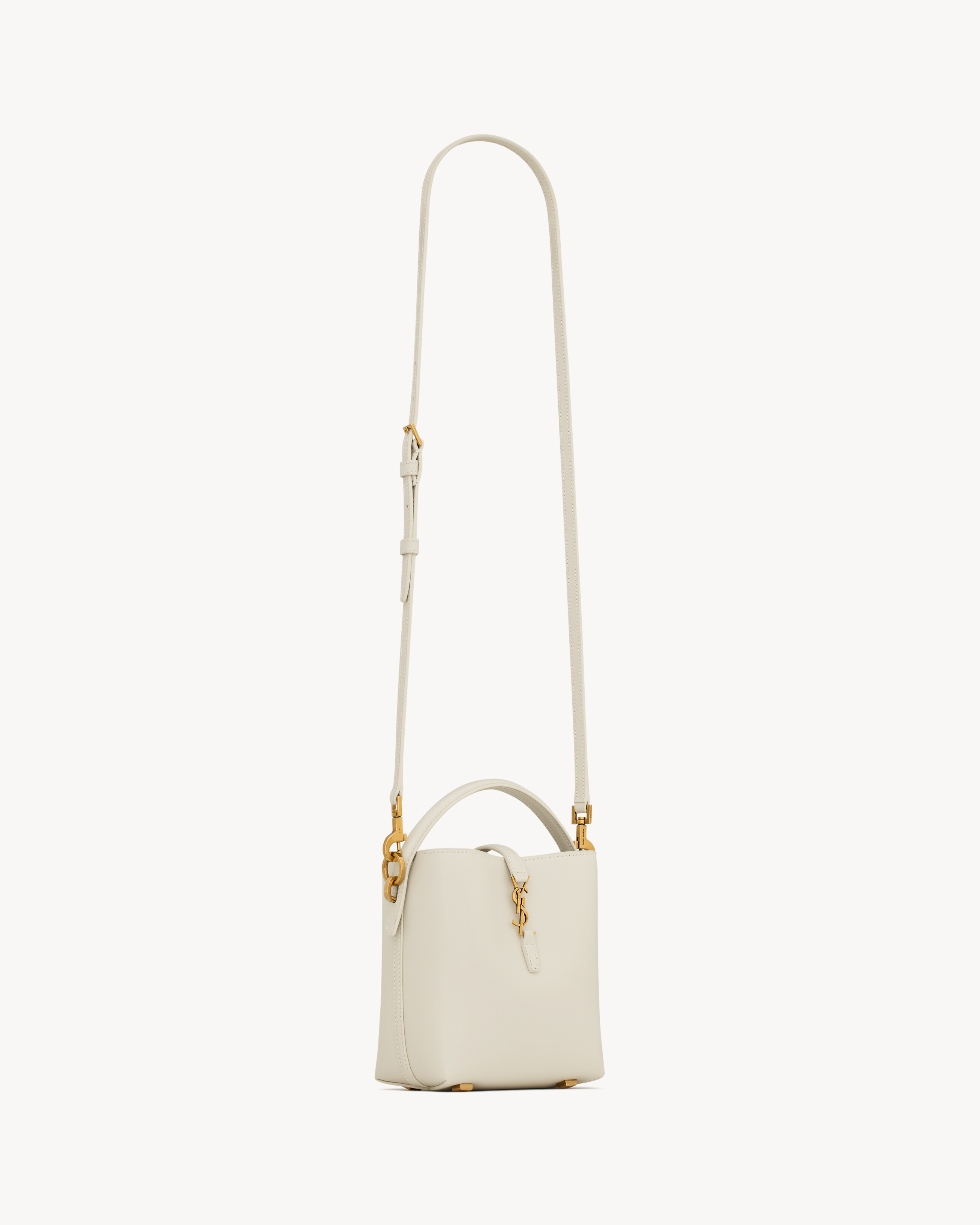 LE 37 Mini-Tasche aus glänzendem Leder