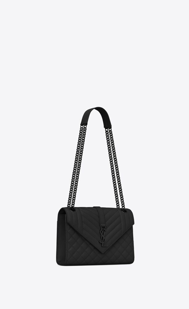 Saint Laurent Black Medium Envelope Chain Bag Saint Laurent
