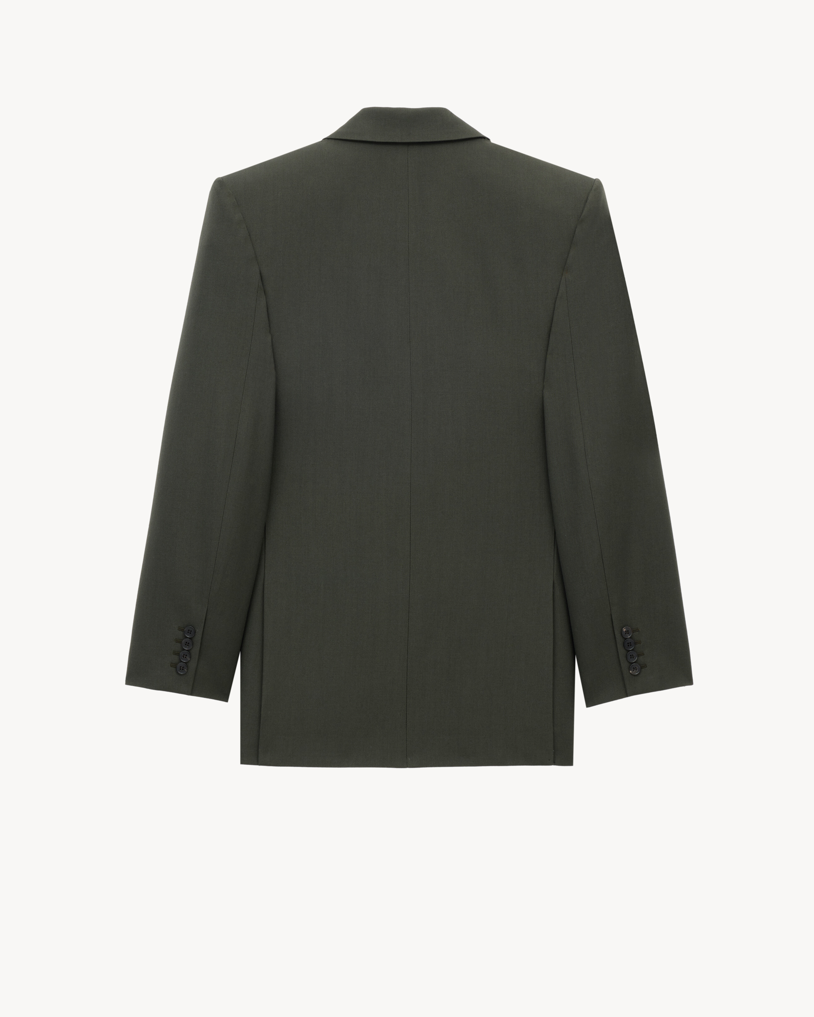 jacket in wool gabardine