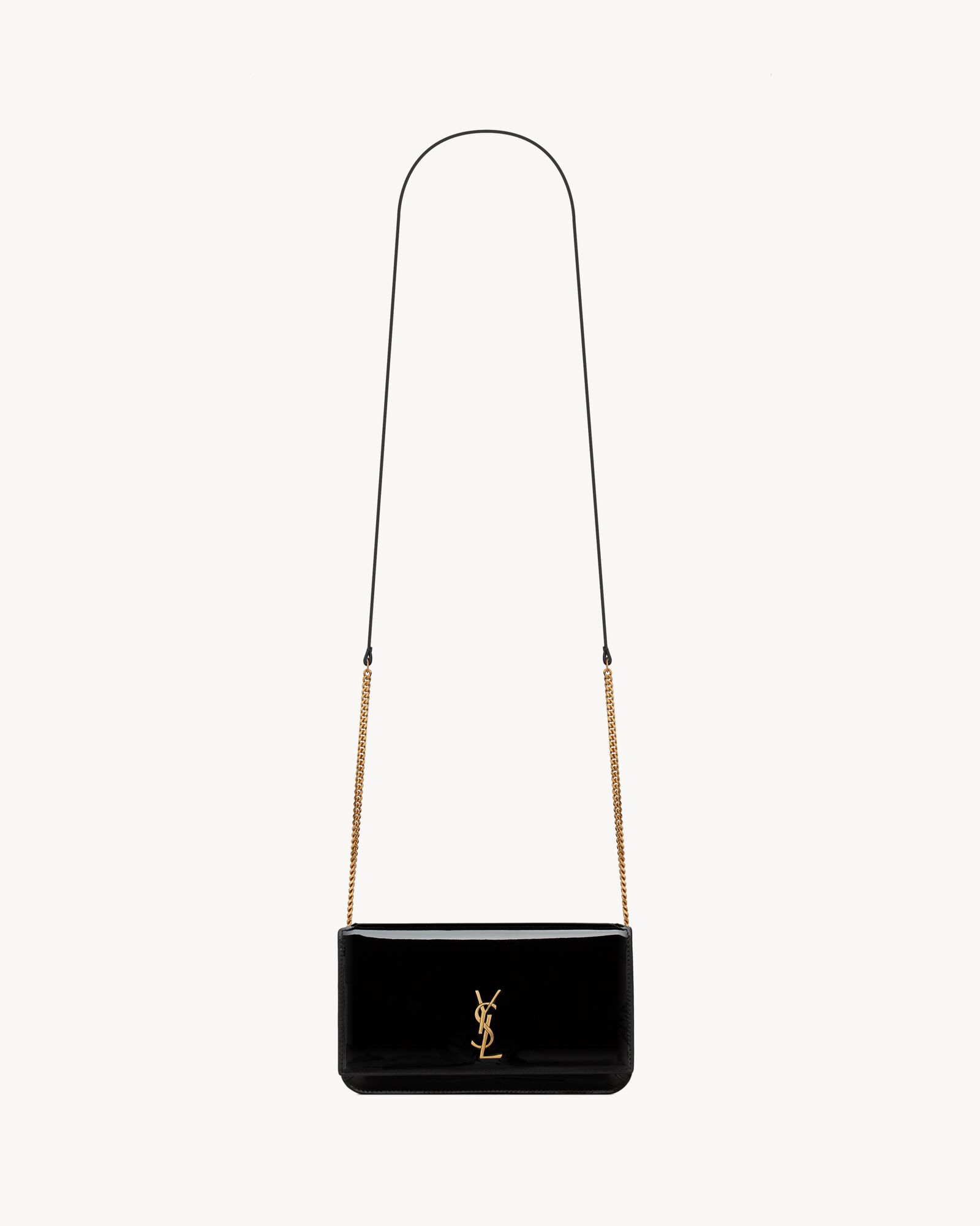 CASSANDRE phone holder IN PATENT LEATHER — 808548BMIIJ1000