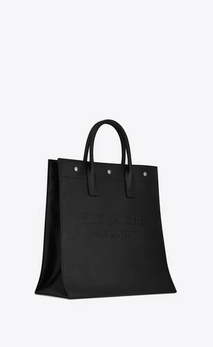 Rive Gauche small tote bag in smooth leather, Saint Laurent