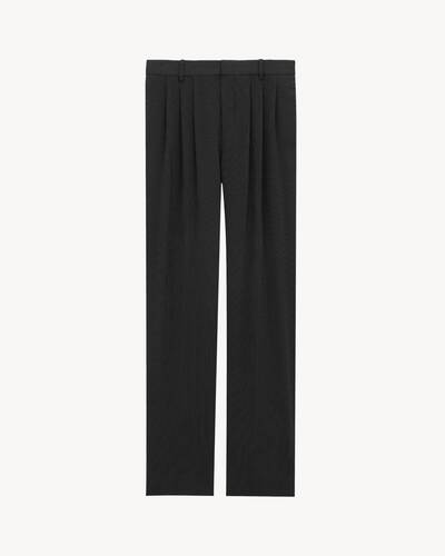 baggy pants in striped canvas | Saint Laurent | YSL CH