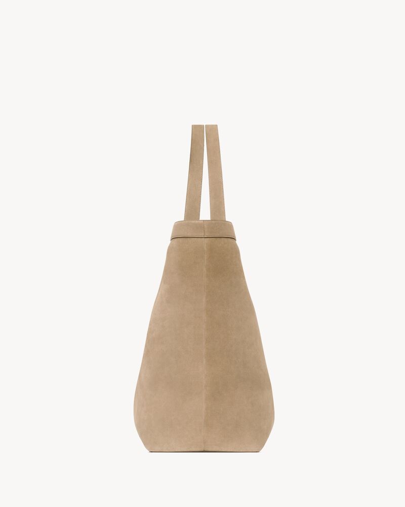 Y large tote in suede