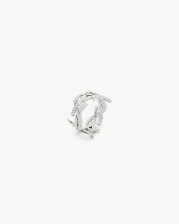 CASSANDRE scarf ring in metal | Saint Laurent | YSL.com