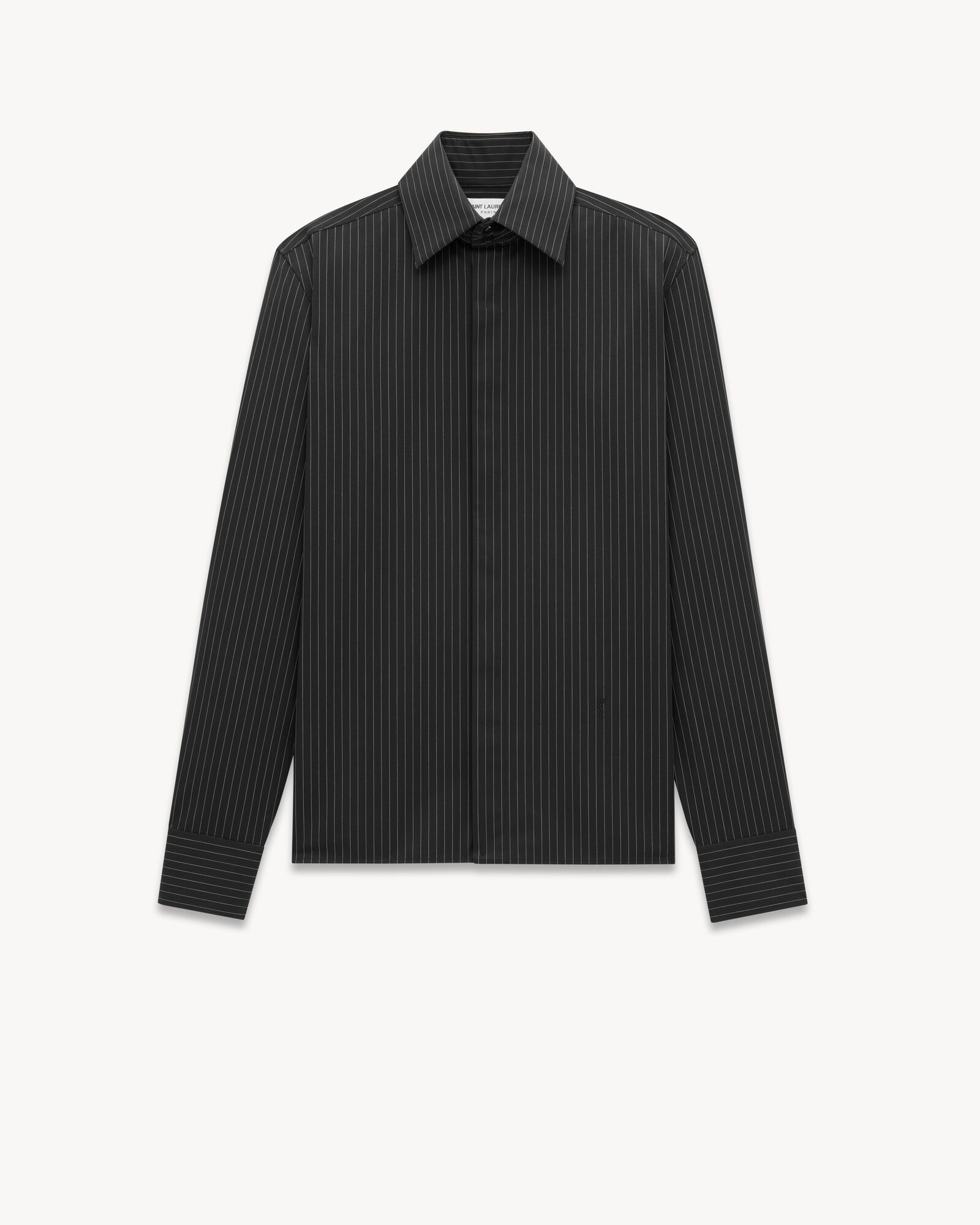 カサンドラ シャツ（ストライプコットンポプリン） | Saint Laurent