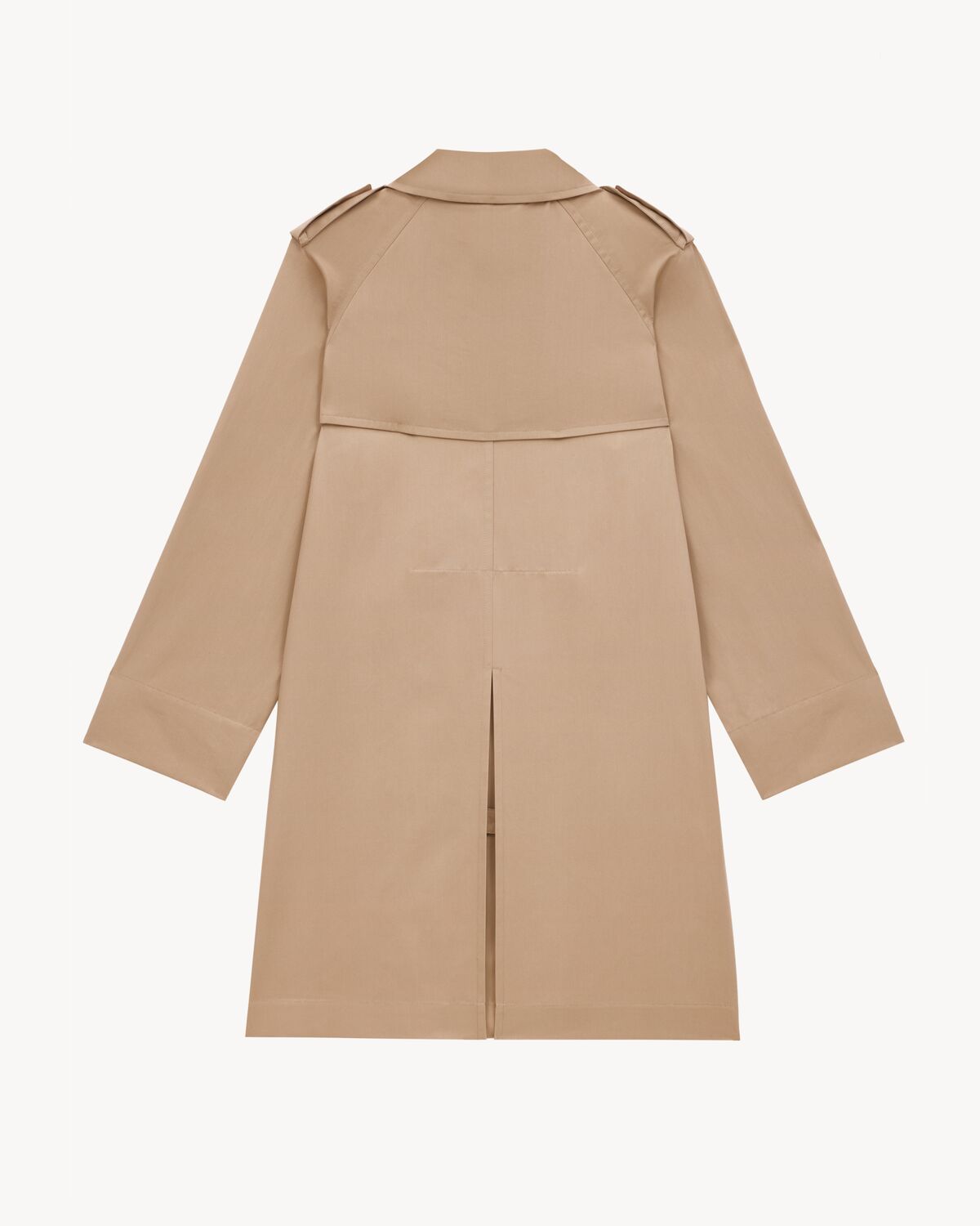 trench coat in gabardine