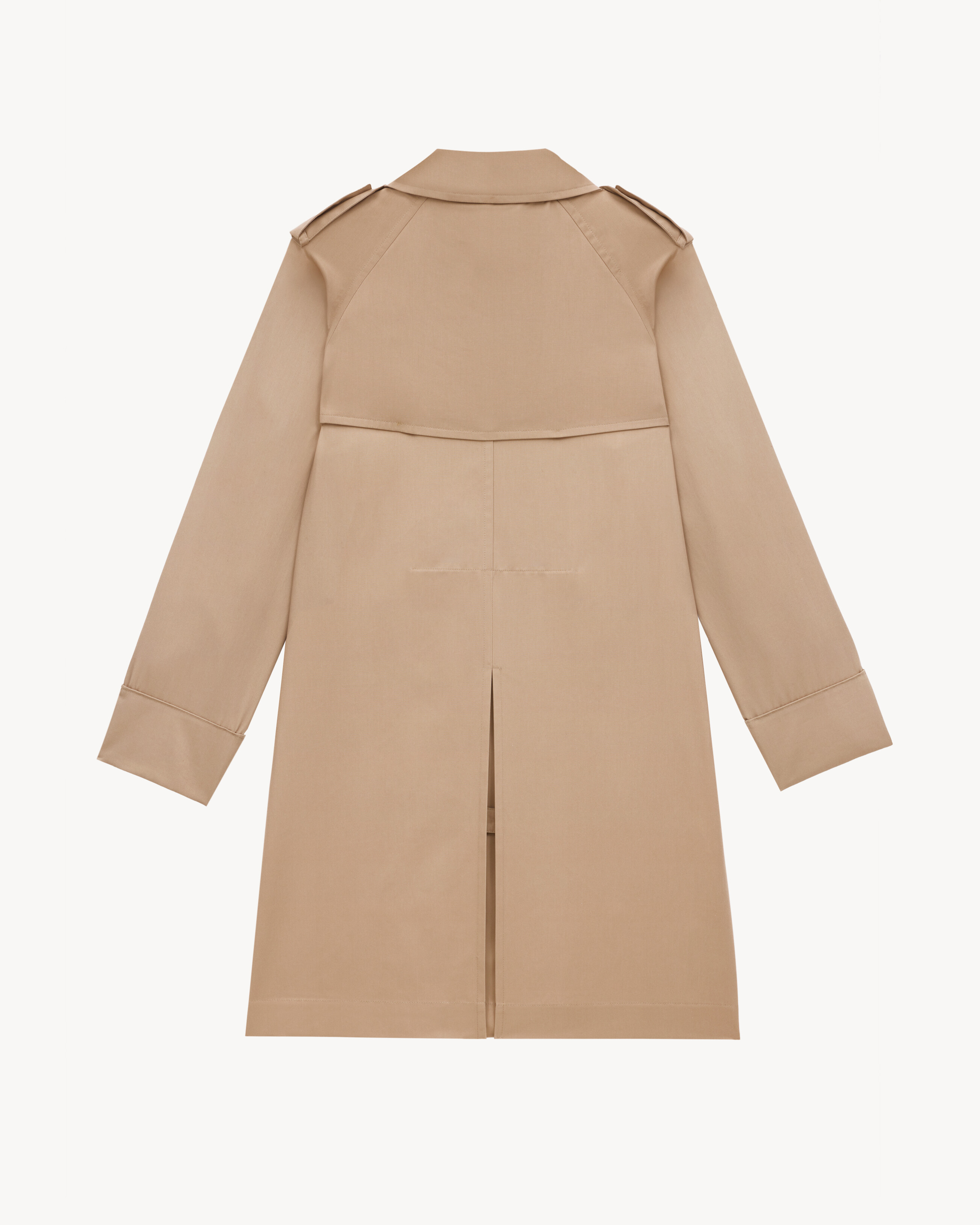 trench coat in gabardine