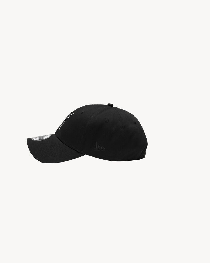 Shop Saint Laurent NEW ERA YSL MONOGRAM CAP (687687YCL361000) by Allee55