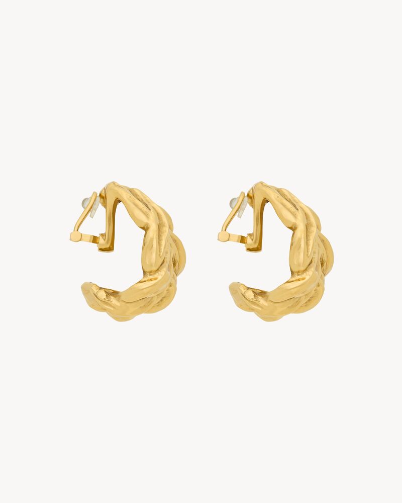 BOUCLES D’OREILLES À CHAÎNE ÉPI EN MÉTAL