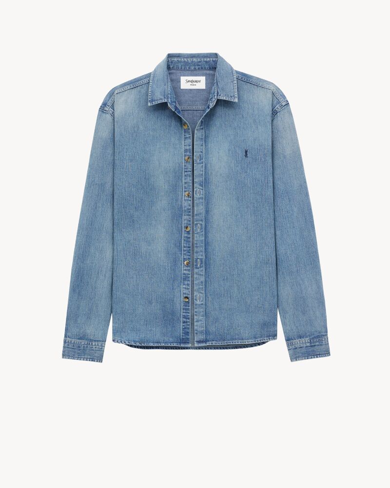 CASSANDRE SHIRT IN DAY BLUE DENIM