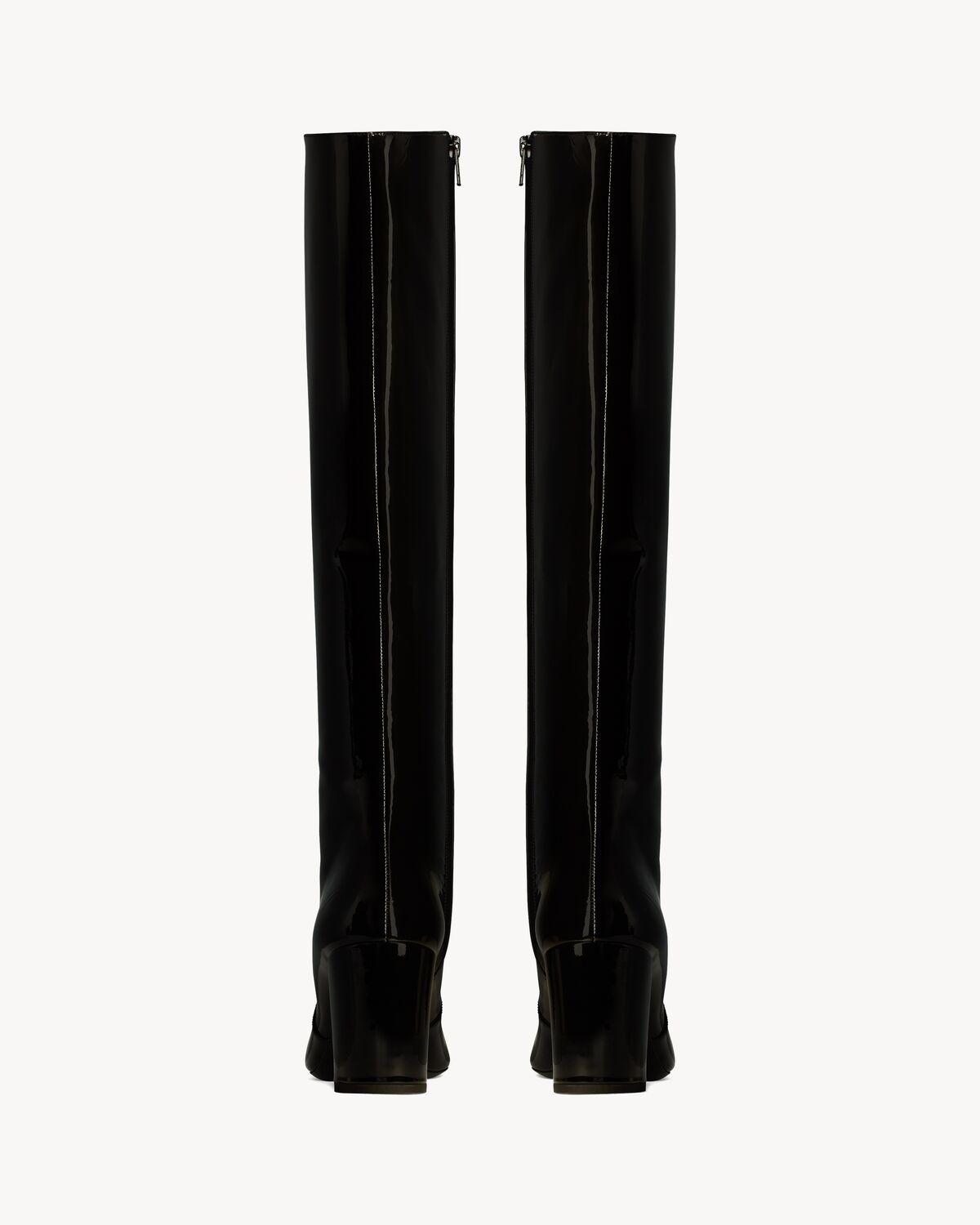 생로랑 페이턴트 가죽 LAUREN 부츠 79977307RAB1000