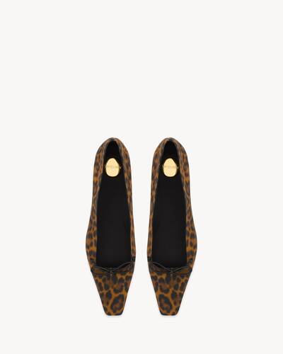 フラットシューズ Saint Laurent SS25 BALLERINA POPPY Saint Laurent Poppy Patent Buckle Foldable Ballerina Flats
