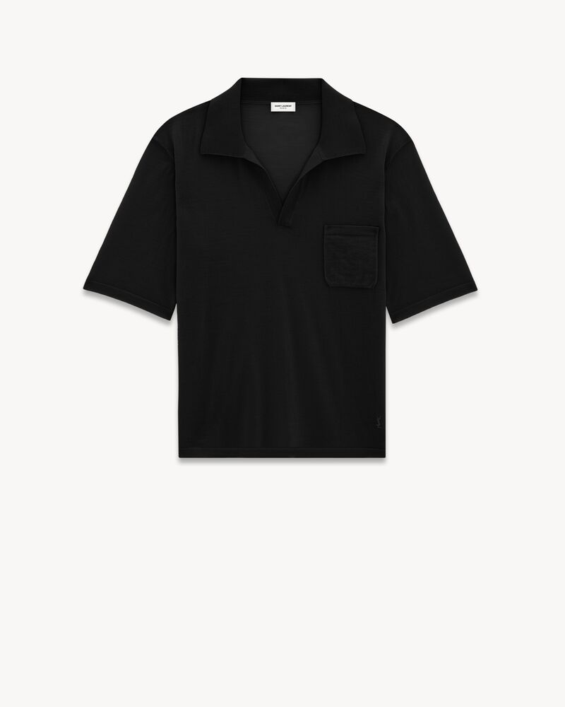 CASSANDRE polo shirt in wool