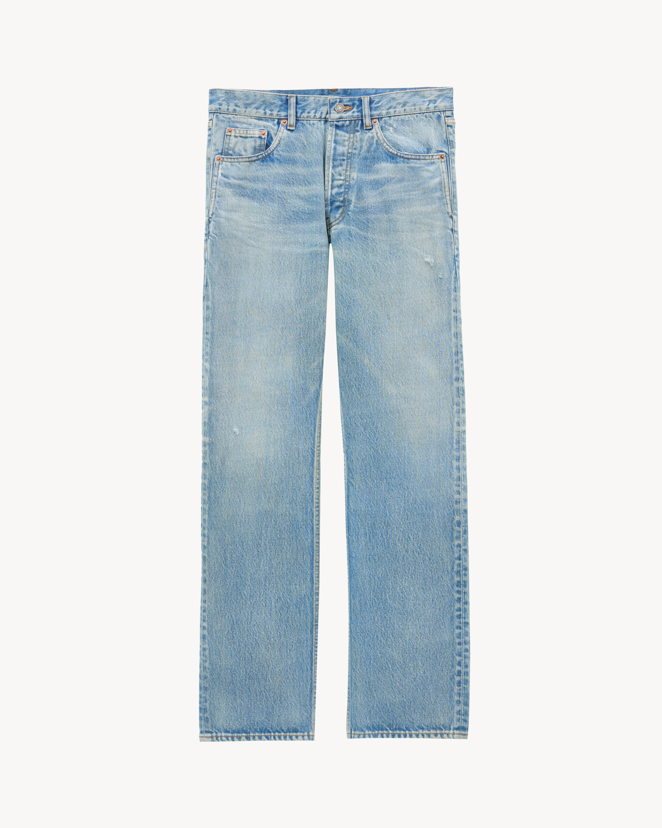 Loose-Fit Jeans in Blue Beat Denim