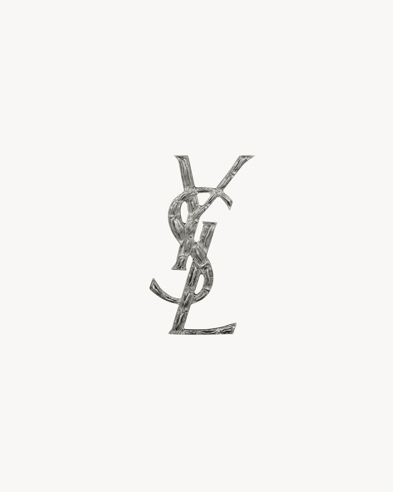 saint laurent YSL オピウム クロコダイル ブローチ-