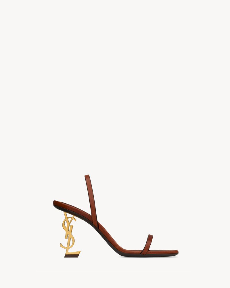 OPYUM slingback sandals in vegetable-tanned leather
