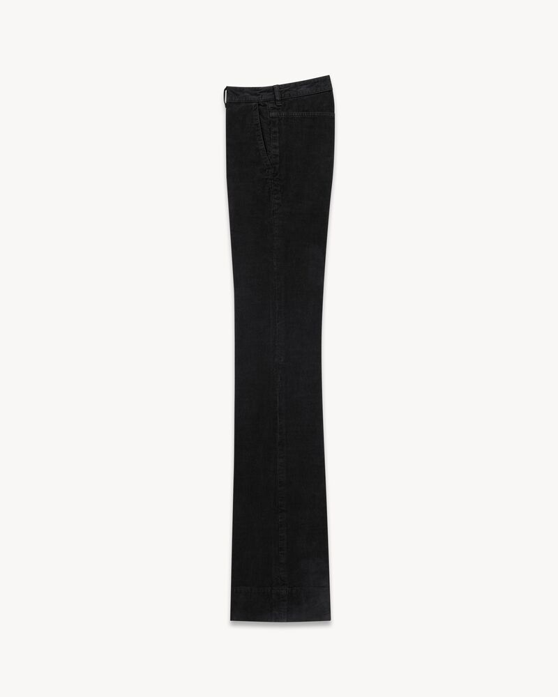 Pantalon bootcut en velours côtelé