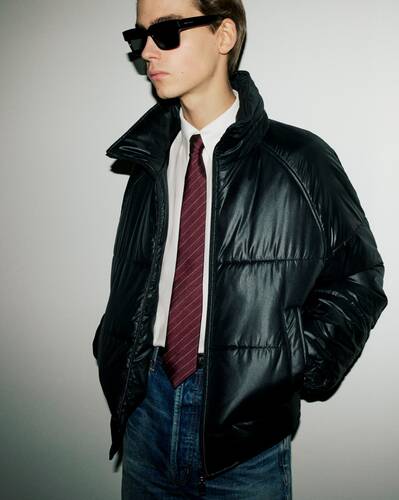 Yves Saint Laurent ブラック ナイロンジャケット $_12.JPG?set_id=880000500F