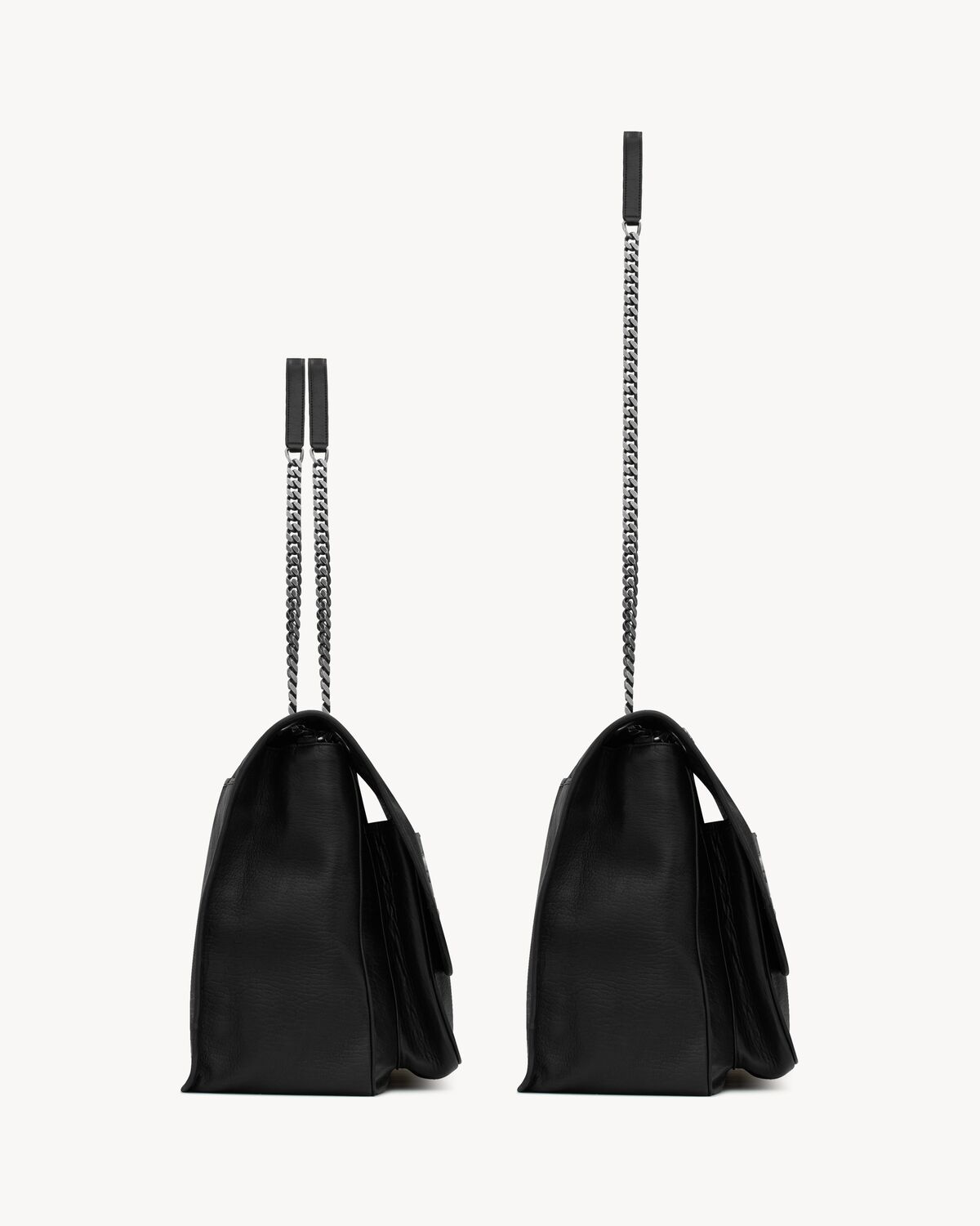 생로랑 그레인드 램스킨 니키 오버사이즈 숄더백 755857AACIA1000