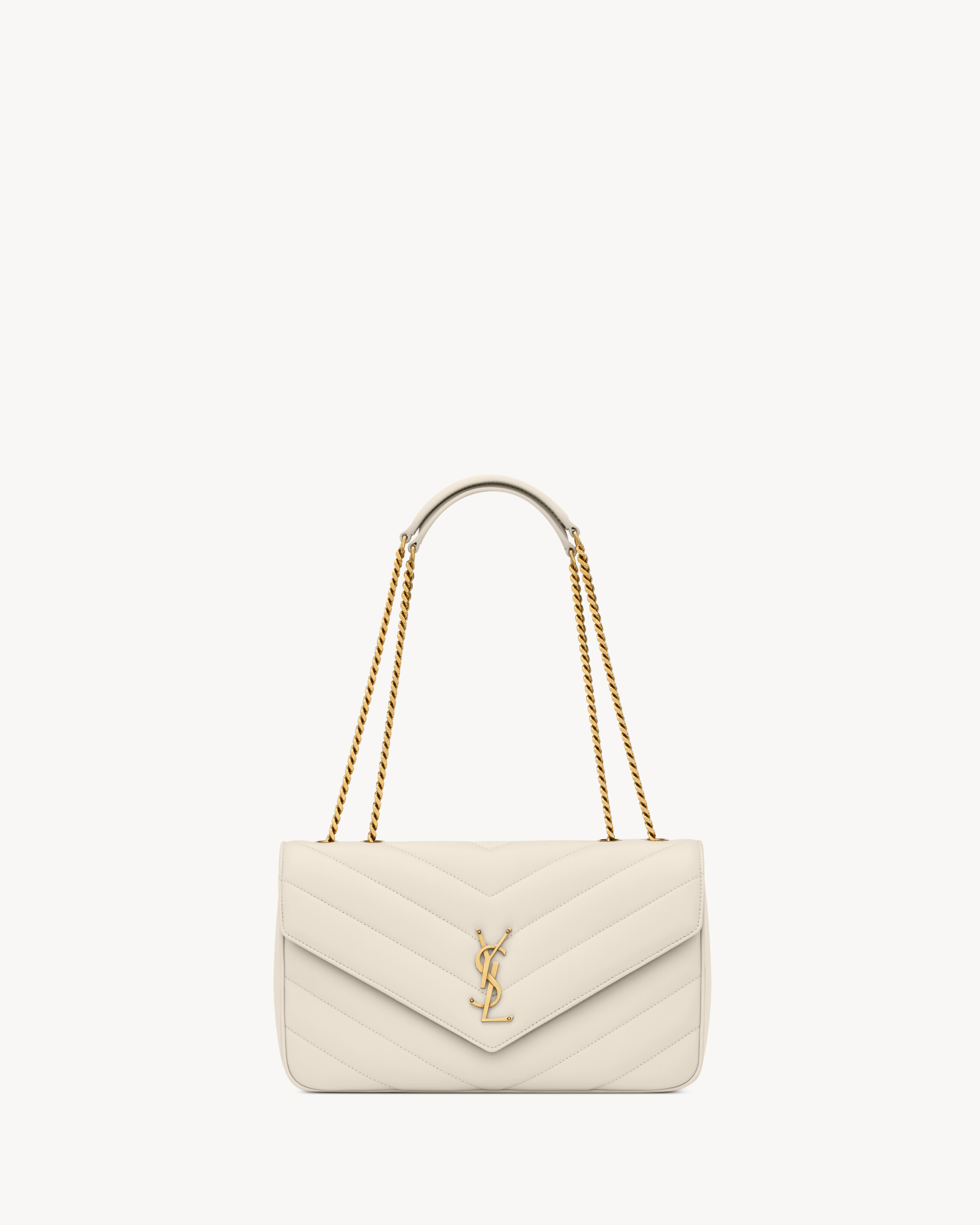 LOULOU medium in MATELASSÉ lambskin