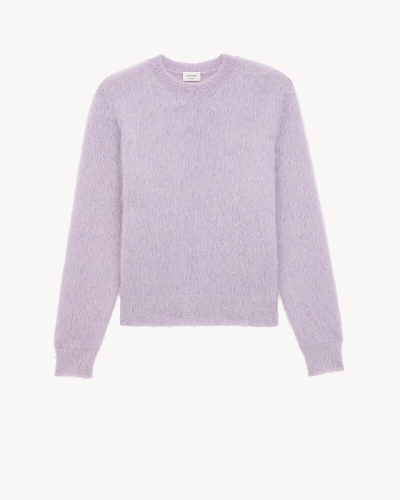 sweater in brushed knit