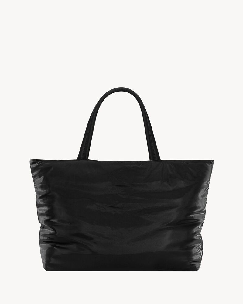 SAINT LAURENT TOTE IN SILKTECH CANVAS