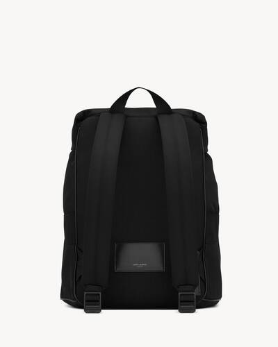 saint laurent backpack in grained leather